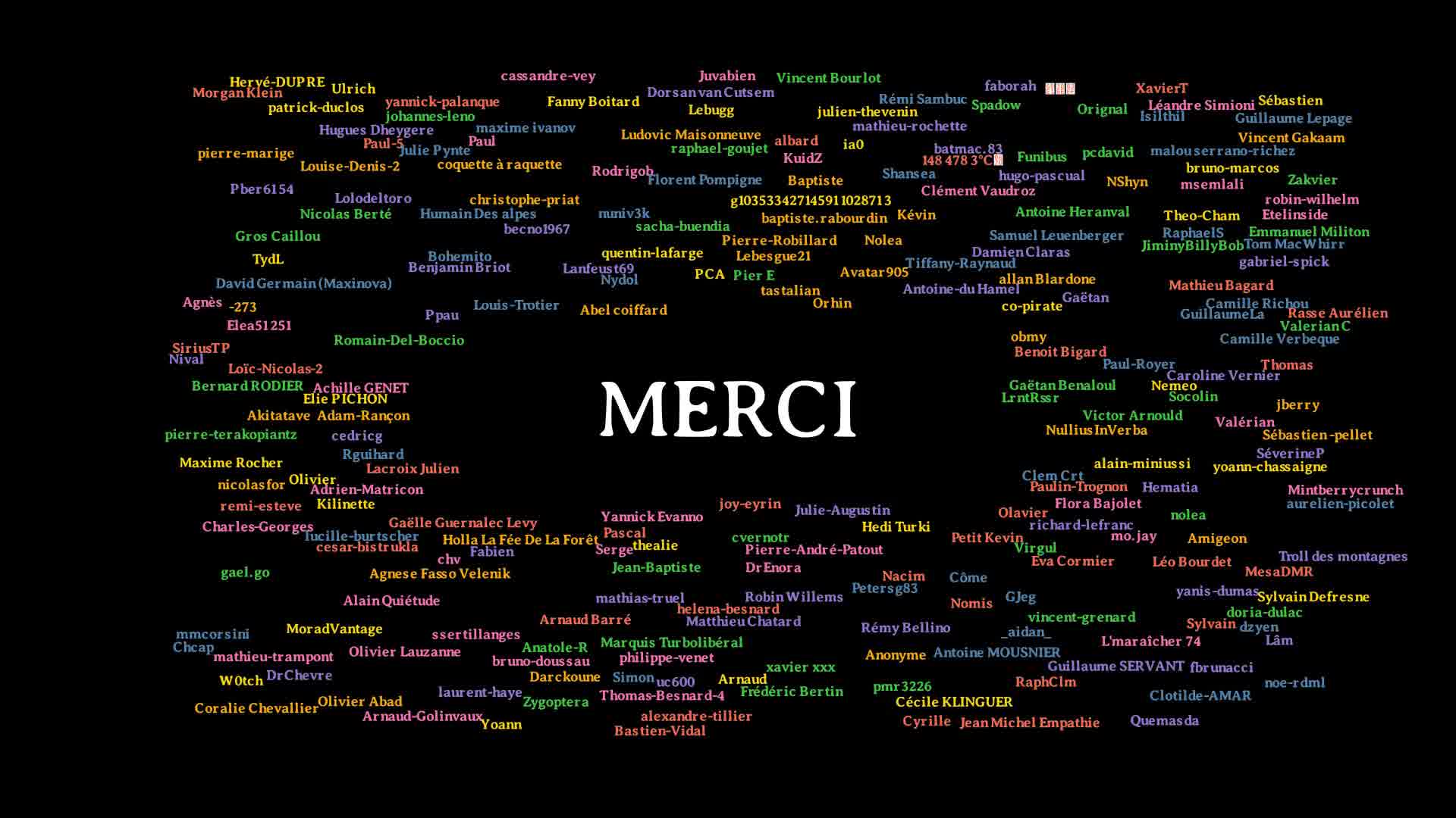 Liste de mes soutiens financiers. Rdv sur homofabulus.com/soutien pour en faire partie !