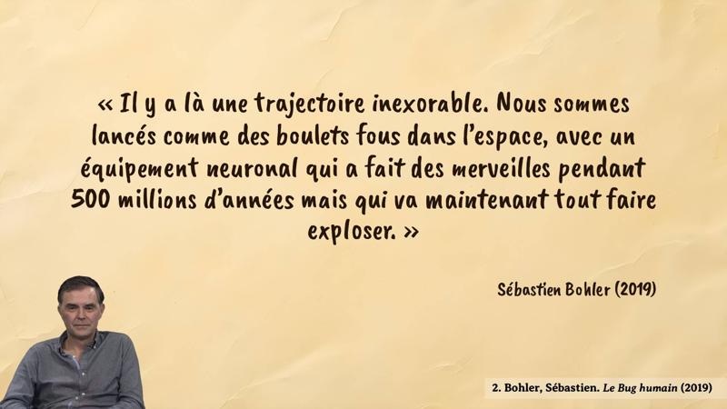 Image d’illustration de la citation : Le striatum prend tout ce qu’il peut avoir. C’est un des gros défauts de fabrication de notre cerveau.. Citation de 1. Bohler, Sébastien. Le Bug humain (2019).
